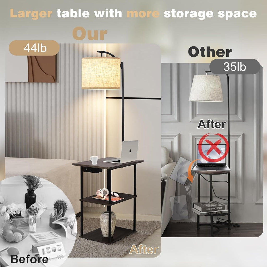 Floor Lamp with Table