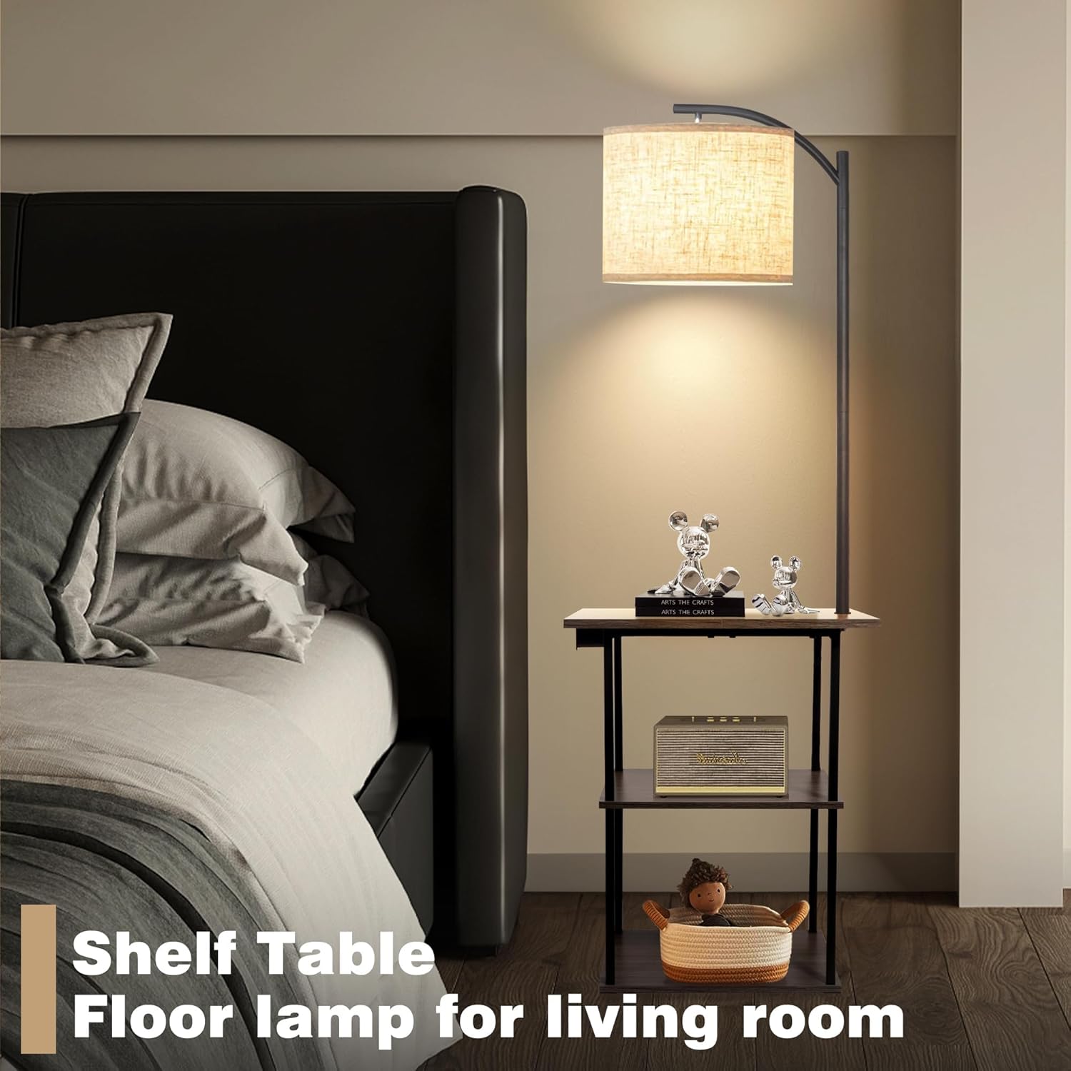 Floor Lamp with Table