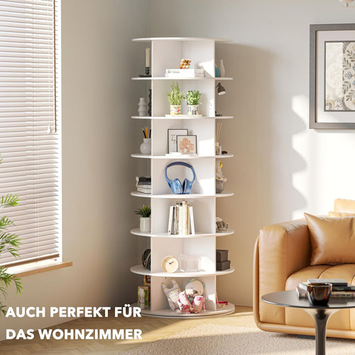 7 Tier Rotating Shoe Rack Tower
