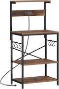 Kitchen Bakers Rack with Power Outlet